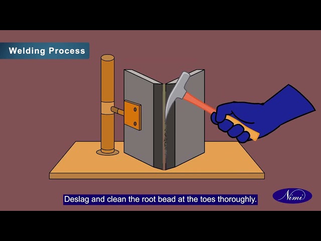 Practice & review corner joint on 10mm thick MS Steel Vertical Position SMAW