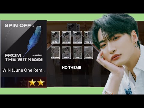 [SuperStar ATEEZ] - WIN (June One Remix) hard mode 2 stars ⭐️⭐️