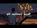 අපි දෙන්නගෙ ලොවේ Api Dennage Lowe Gayan Arosha Lyrics Video Sharp Tune 4