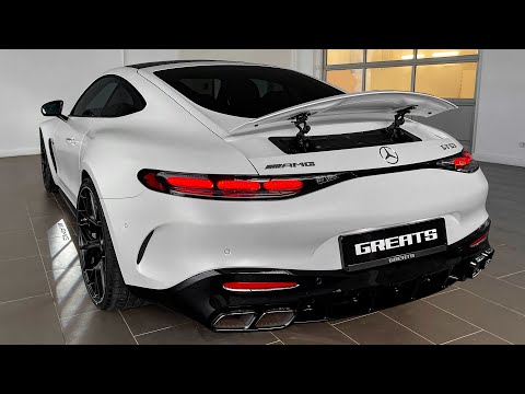 2024 Mercedes-AMG GT 63 Coupe in Matte White - Sound, Interior and Exterior