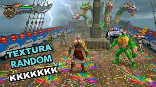 FIZ UMA IA MALUCA QUE RANDOMIZA AS TEXTURAS DOS JOGOS DE PLAY 2 😂