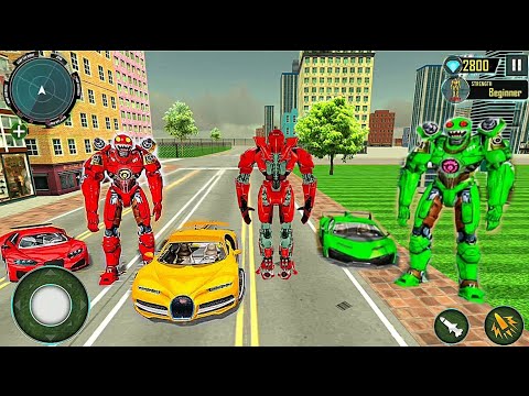 BEE ROBOT CAR TRANSFORMATION SIMULATOR | ANDROID & IOS MOBILE GAMEPLAY