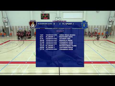 Ylöjärven Ilves -FC Sport J  16.1.2021 Naisten Futsal-Liiga