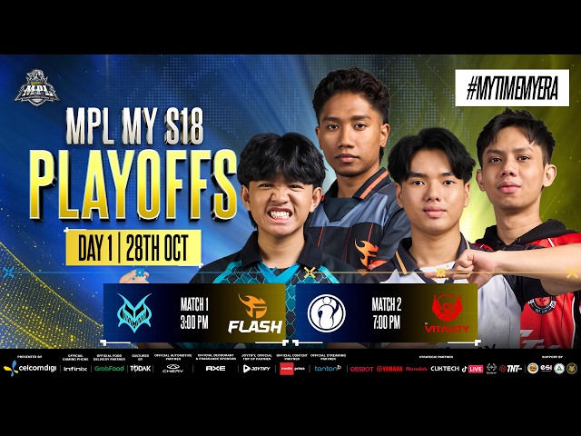 LIVE | [ENG] MPL MY Season 18 Playoffs Day 1