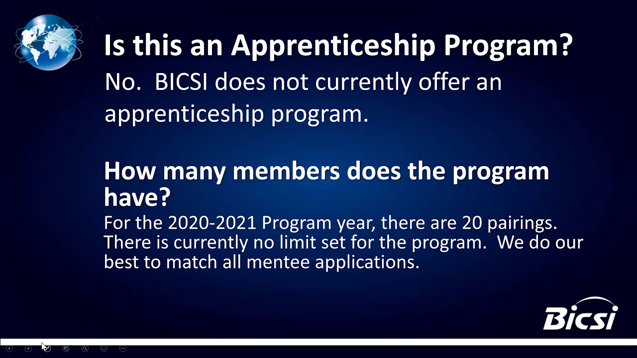 BICSI Mentorship Program