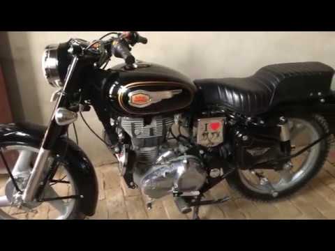 MY BULLET STANDERD 350  SOUND  || BS4 || GOL FREE FLOW BEND AND SILMAN SHORT BOTTAL SILENCER