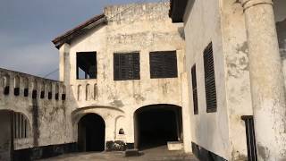 Door of no return Tour of Elmina castle (Slave Dungeon) Cape Coast ghana (Cape coast vlog 3 ghana)