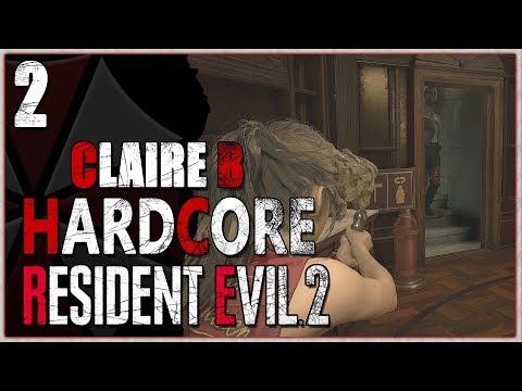 Resident Evil 2 Remake Hardcore Blind - Marvin The Unstoppable Force (Claire's 2nd Run) Part 2