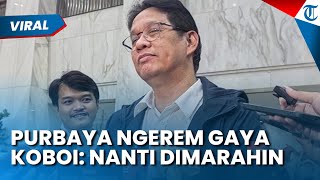 Nanti Saya Dimarahin! Menkeu Purbaya Ngerem Gaya Koboinya saat Jawab Pertanyaan Wartawan
