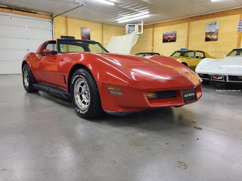 1980 Real Red Corvette T Top Video