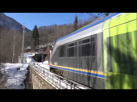 IL SALUTO DEL MINUETTO E. ALL' USCITA DELLA GALLERIA A LIMONE. Pte (CN) DOM. 17 - 2 - 2019