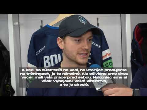 Trent Bourque po zápase s Novými Zámkami (43. kolo)