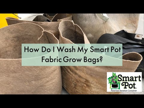 How Do I Wash My Smart Pot Fabric Grow Bags... in 4K!