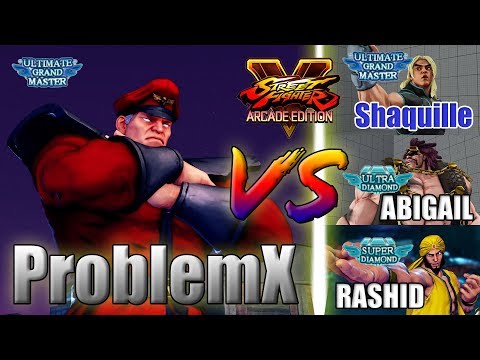 SFV AE 👊🏻 Problem X (M.BISON) vs Shaquille (KEN) & ABIGAIL & RASHID [S4]