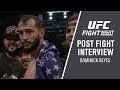 UFC Boston: Dominick Reyes "I'm ready to fight for the title so let's do it."