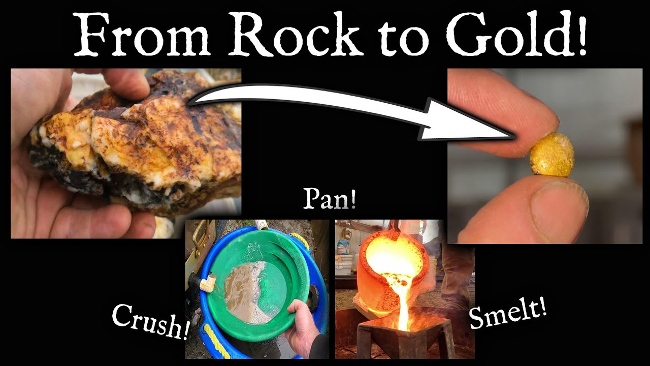 Processing  *GOLD ORE*  from my new mine sites!