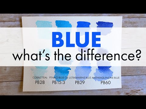Watercolor Tip - BLUE What's the Difference?