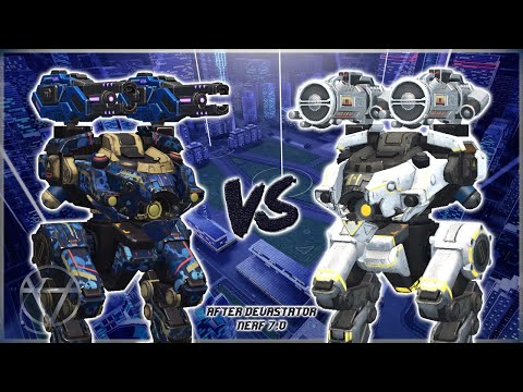 [WR] 🔥 Nucleon VS Devastator (nerfed) – Mk2 Maxed Comparison | War Robots