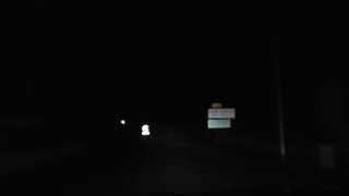 preview picture of video 'Driving At Night Through 22160 Saint Servais, Côtes d'Armor, Brittany, France 7th August 2013'