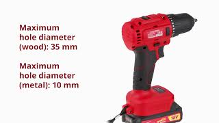 Cordless Drill WORTEX BD 2025 1 DLi