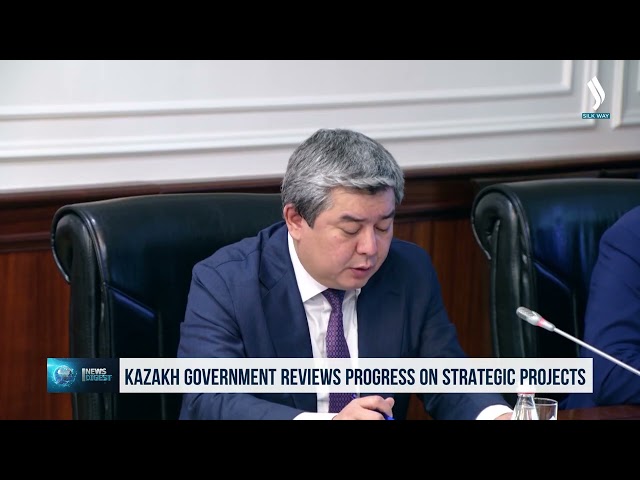 Kazakh government reviews progress on strategic projects