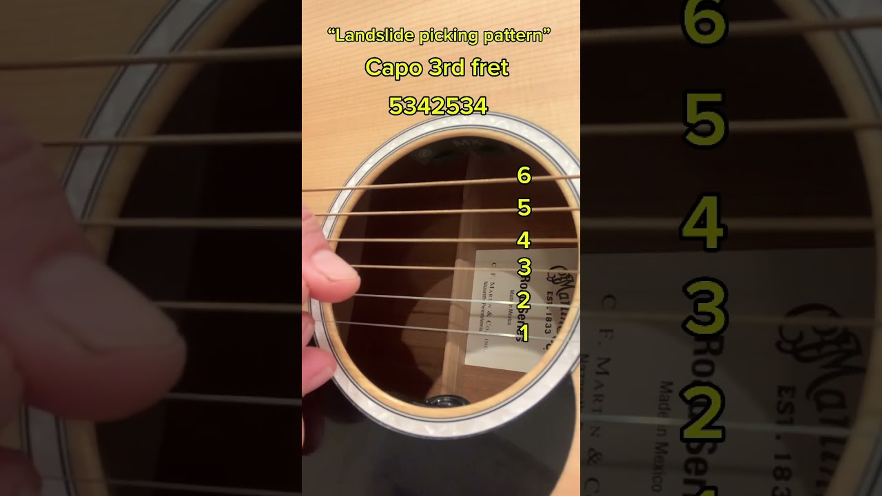 ‘Landslide’ by Fleetwood Mac! 🎸✨ “Master the Picking Pattern & Chords.