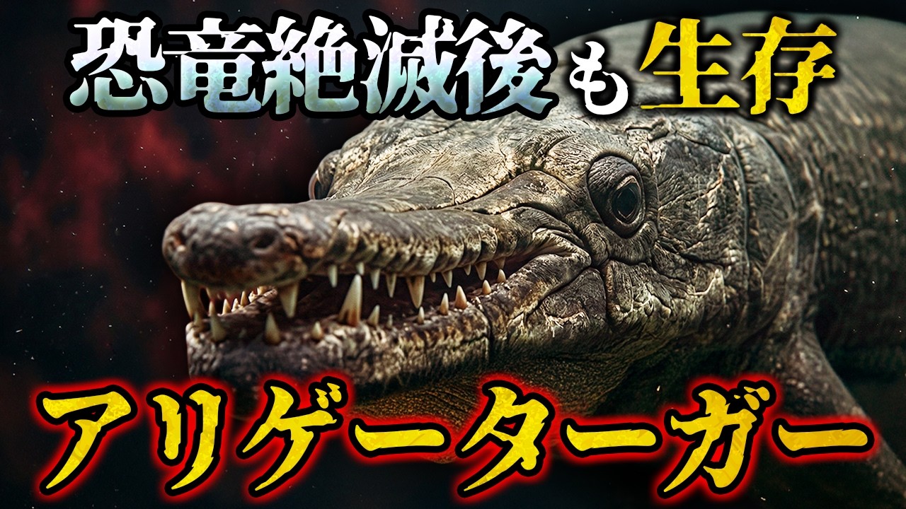 【ゆっくり解説】恐竜絶滅を生き延びた魚 アリゲーターガー