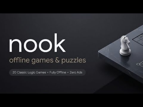 nook - offline games & puzzles gameplay trailer thumbnail