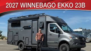 A preview image of the linked video showcasing 2027 Winnebago EKKO 23B