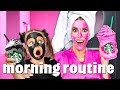 Black Vs Pink Morning Routine With Daughter