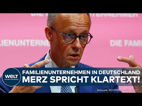 DEUTSCHLAND: Nach Treffen mit Trump! Merz äußert sich am Familienunternehmer-Tag in Berlin