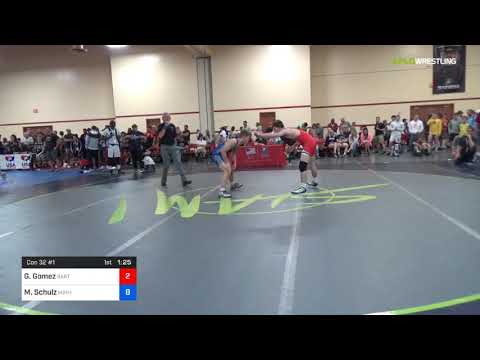2018 Marine Corps US Open/UWW Junior Freestyle 65 Con 32 #1 - Gage Gomez (Bart) Vs. Mason Schulz (
