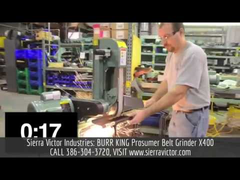 BURR KING X400 Belt Grinders | Sierra Victor Industries (1)