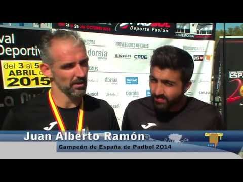 26/10/14 – La pareja Ramón-Hernández, campeones de España de Padbol en La Nucía