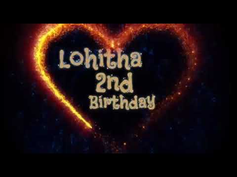 My... Sweetest... daughter... Lohitha.... Happy Birthday...01