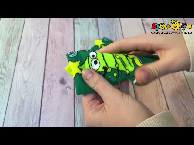 Носки Conte-kids новогодние зеленые  - видео