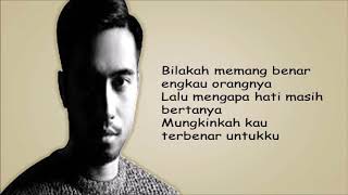 Vidi Aldiano - Terbenar ( Lirik Lagu )
