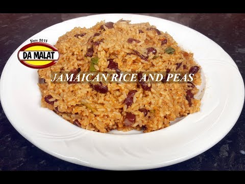 Jamaican Rice and Peas | Jerk Rice | Spicy Rice | How To Make Jamaican Rice and Peas