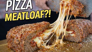 I Stuffed a Meatloaf With Pizza… It Was Insane