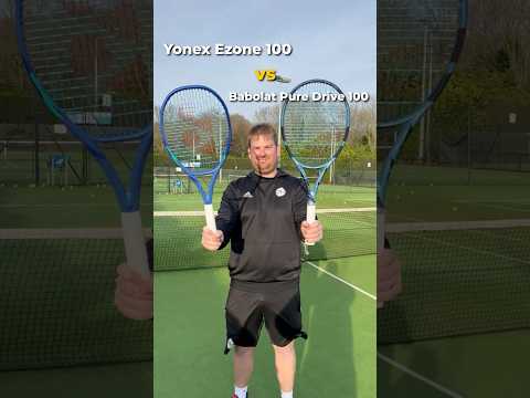 Babolat Pure Drive 100 vs Yonex Ezone 100 #tennis #tennisracket #tennisgear #tennisplayer