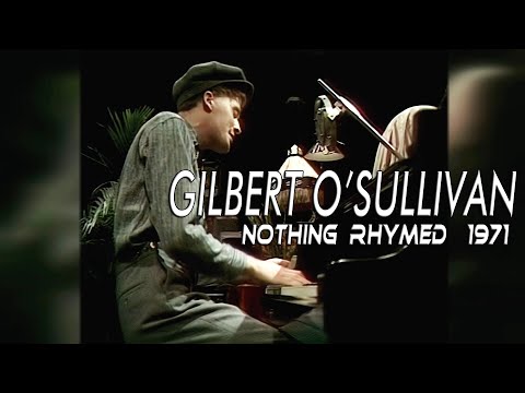 1971  Gilbert O' Sullivan - Nothing Rhymed (AI Remastered & upscaled & HQ Sound)  1971 HD