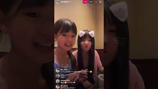 小学生モデル⭐︎さらちゃんインスタライブ！