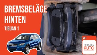 Youtube thumbnail of video "Wie Tiguan 1 Bremsbeläge hinten wechseln 🚗"