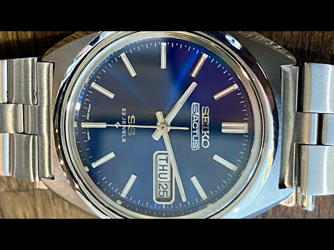 Vintage November 1971 Seiko 5 Actus SS 6106-7520 Automatic Fully Serviced & Sapphire Crystal Upgrade