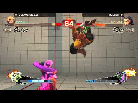 USF4 @ Last Man Standing - DSC Worldclass (Gouken) vs TS Sabin (Rose) [720p/60fps]