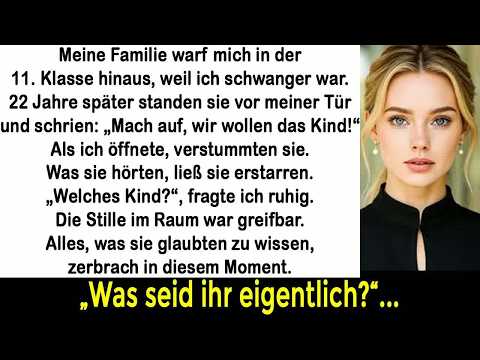 Meine Familie warf mich schwanger raus– 22 Jahre später standen sie mit Klagepapieren vor meiner
