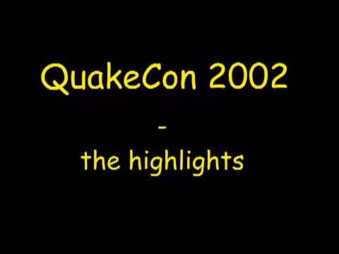 QuakeCon 2002  /  The Highlights / Quake3 / CyberSport / 60 FPS / 4K AI Upscaled