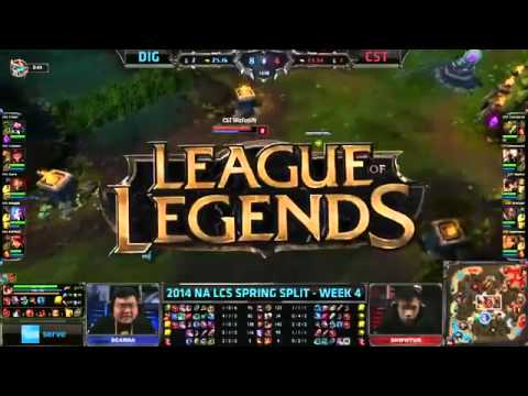 Team Dignitas vs Team Coast | DIG vs CST | Season 4 NA LCS Spring Split W4D1 [HQ]