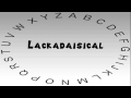 How to Say or Pronounce Lackadaisical - YouTube