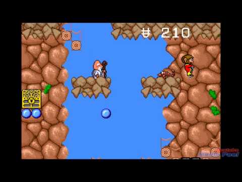 1989 Alex Kidd in the Enchanted Castle (Sega Genesis) Game Playthrough Video Game